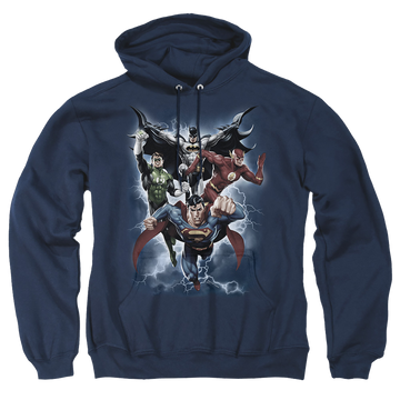 Justice League The Coming Storm Pullover Hoodie Pullover Hoodie Justice League