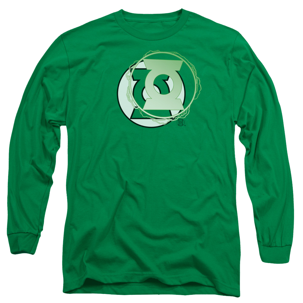 Green Lantern Gl Energy Logo - Men's Long Sleeve T-Shirt Men's Long Sleeve T-Shirt Green Lantern