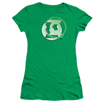 Green Lantern Gl Energy Logo - Juniors T-Shirt Juniors T-Shirt Green Lantern