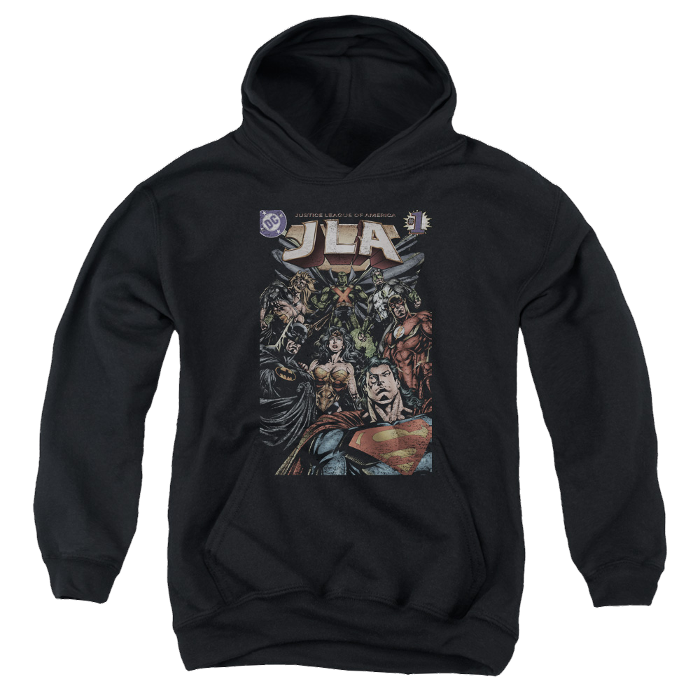 Justice League #1 Cover - Youth Hoodie Youth Hoodie (Ages 8-12) Justice League