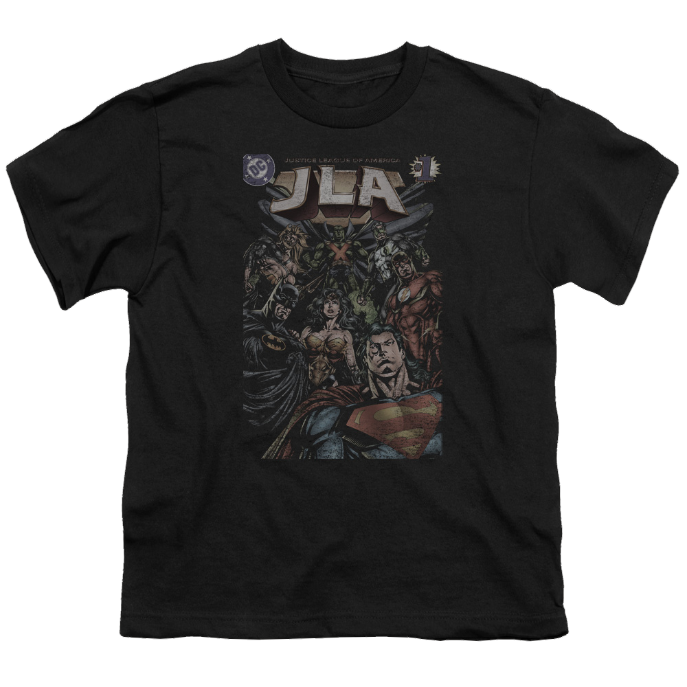 Justice League #1 Cover - Youth T-Shirt Youth T-Shirt (Ages 8-12) Justice League