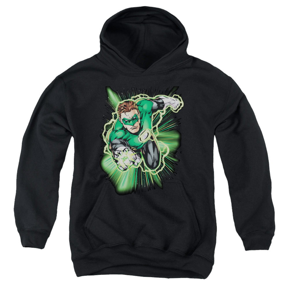 Green Lantern Green Lantern Energy - Youth Hoodie Youth Hoodie (Ages 8-12) Green Lantern