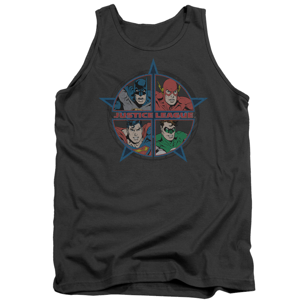Justice League Four Heroes Men's Tank Men's Tank Justice League