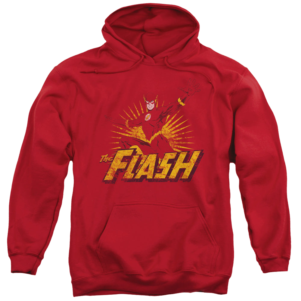 Flash, The Flash Rough Distress - Pullover Hoodie Pullover Hoodie The Flash