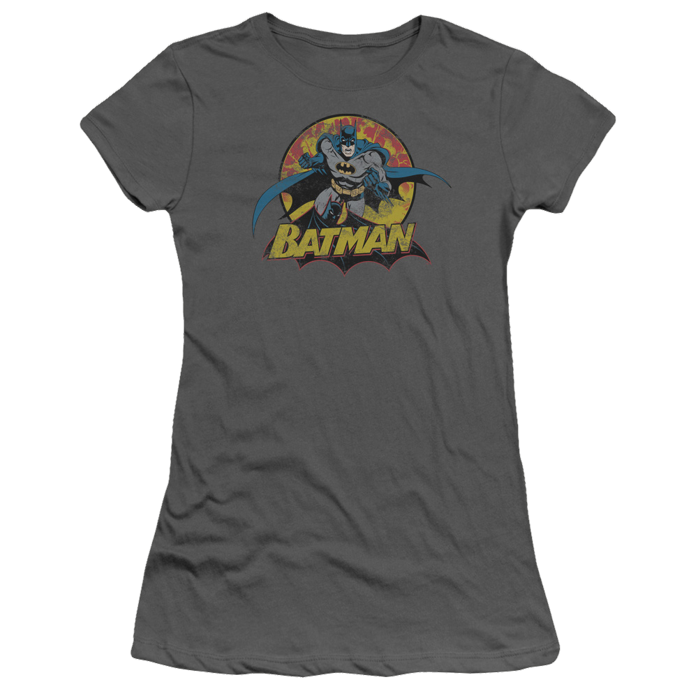 Justice League Batman Rough Distress Juniors T-Shirt Juniors T-Shirt Batman