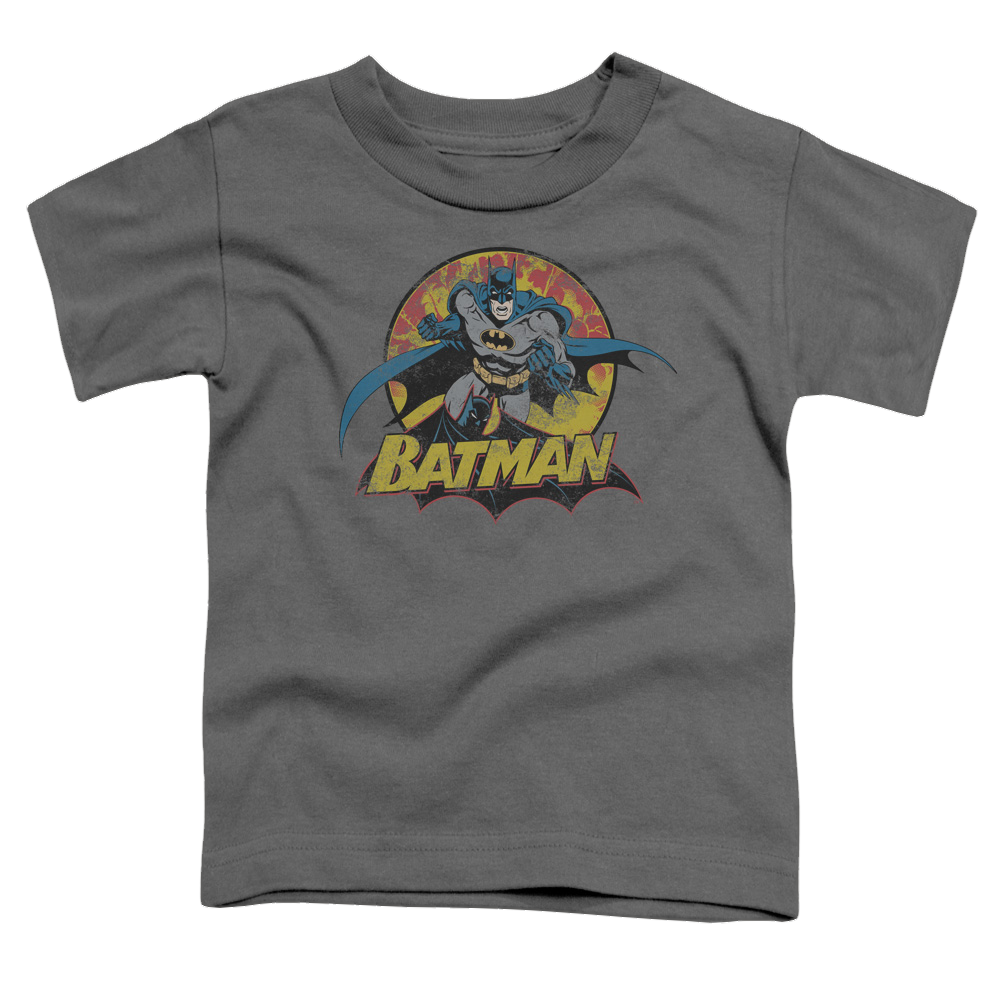 DC Batman Batman Rough Distress - Toddler T-Shirt Toddler T-Shirt Batman