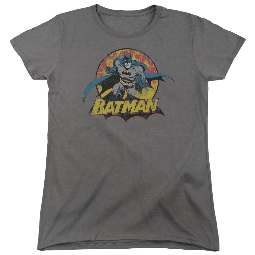 Justice League Batman Rough Distress Women's T-Shirt Women's T-Shirt Batman