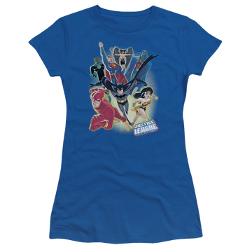 Royal juniors t-shirt with Justice League Unlimited graphic