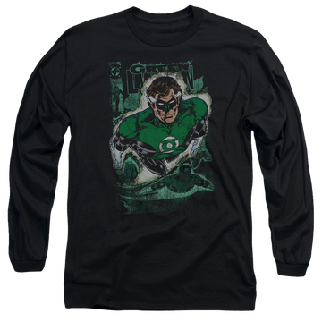 Green Lantern Green Lantern #1 Distress - Men's Long Sleeve T-Shirt Men's Long Sleeve T-Shirt Green Lantern