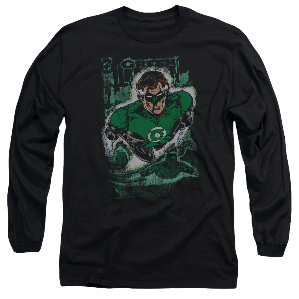Green Lantern Green Lantern #1 Distress - Men's Long Sleeve T-Shirt Men's Long Sleeve T-Shirt Green Lantern