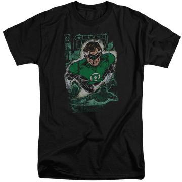 Green Lantern Green Lantern #1 Distress - Men's Tall Fit T-Shirt Men's Tall Fit T-Shirt Green Lantern