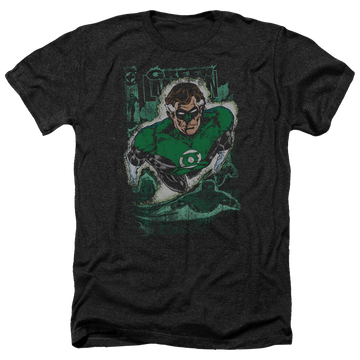 Green Lantern Green Lantern #1 Distress - Men's Heather T-Shirt Men's Heather T-Shirt Green Lantern
