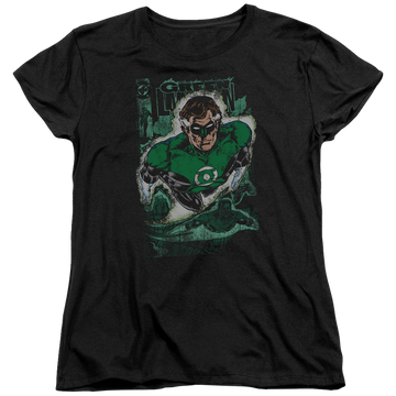 Green Lantern Green Lantern #1 Distress - Women's T-Shirt Women's T-Shirt Green Lantern
