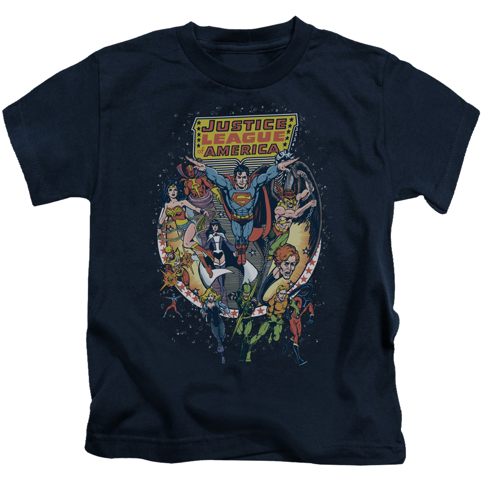Justice League Star Group - Kid's T-Shirt Kid's T-Shirt (Ages 4-7) Justice League