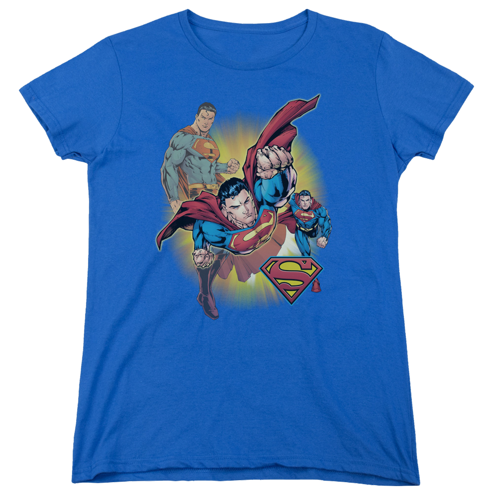Justice League Superman Collage Women's T-Shirt Women's T-Shirt Superman