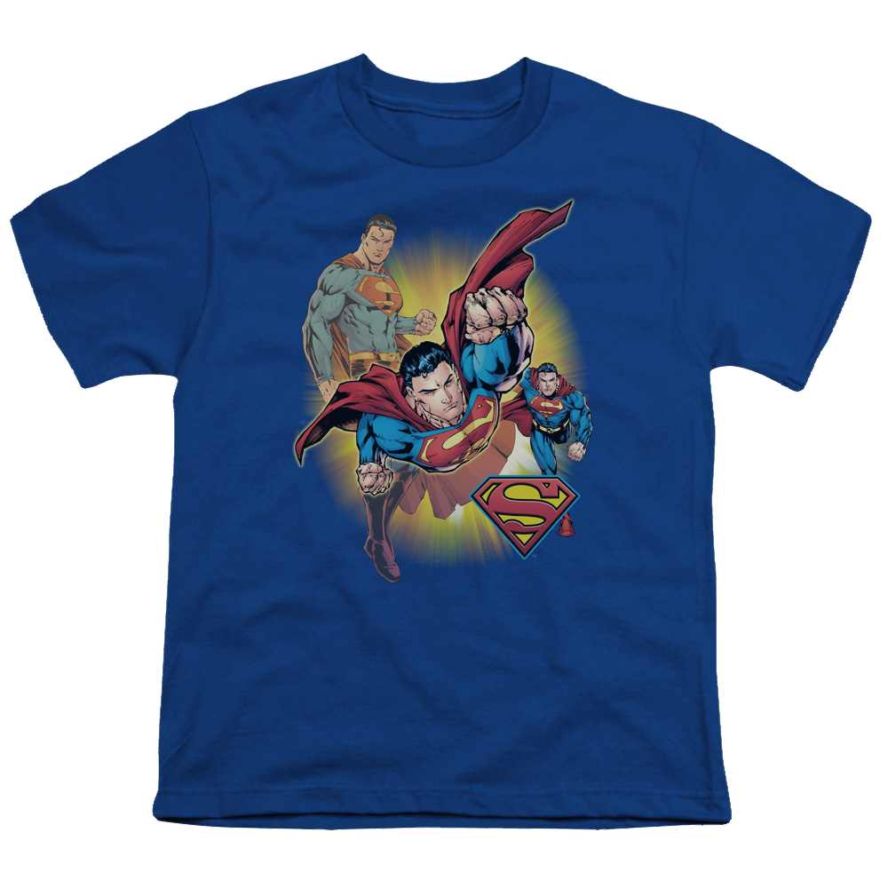 Superman Superman Collage - Youth T-Shirt Youth T-Shirt (Ages 8-12) Superman