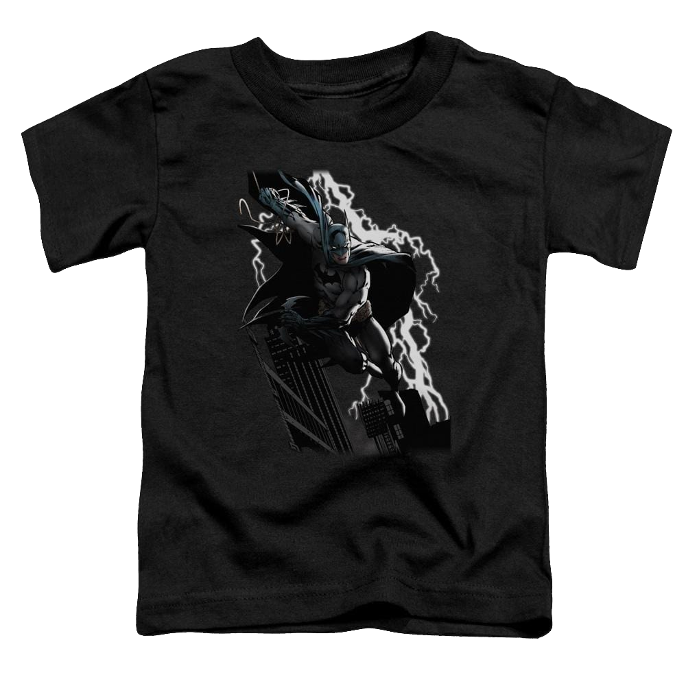 Dc Batman Lighting Crashes - Toddler T-Shirt Toddler T-Shirt Batman