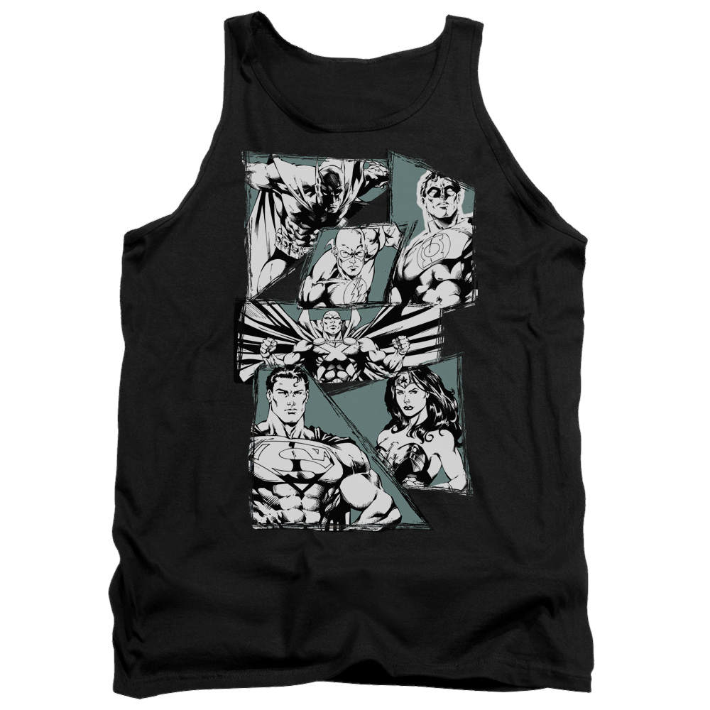 Justice League A Mighty League Men's Tank Men's Tank Justice League