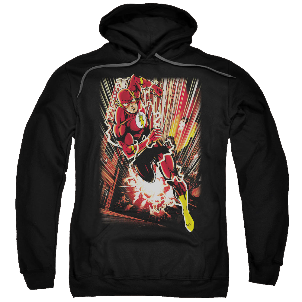 Flash, The Street Speed - Pullover Hoodie Pullover Hoodie The Flash