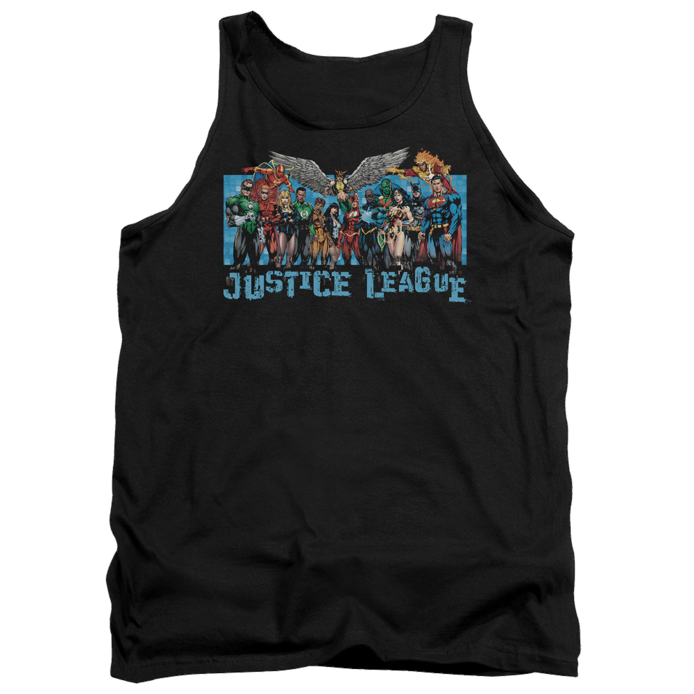 Justice League League Lineup Men's Tank Men's Tank Justice League