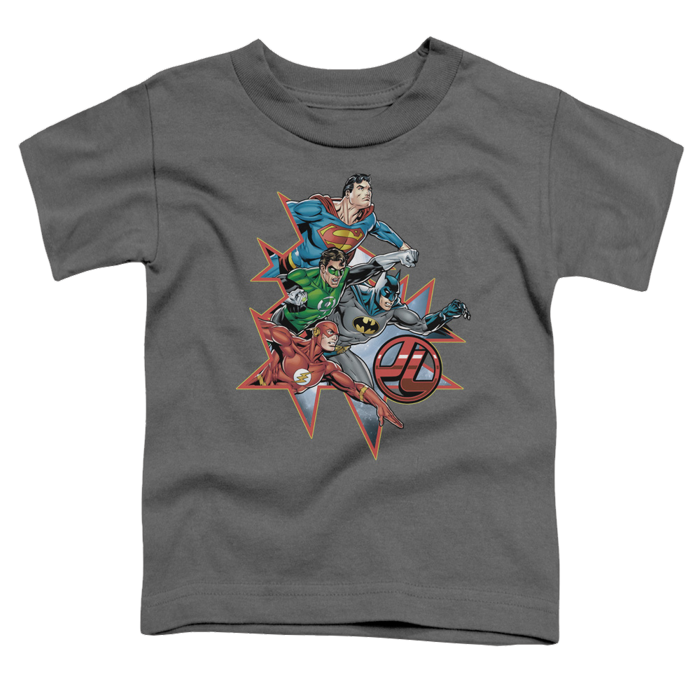 Justice League Starburst - Toddler T-Shirt Toddler T-Shirt Justice League