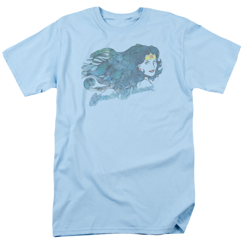Wonder Woman Watercolor Hair - Men's Regular Fit T-Shirt Men's Regular Fit T-Shirt Wonder Woman