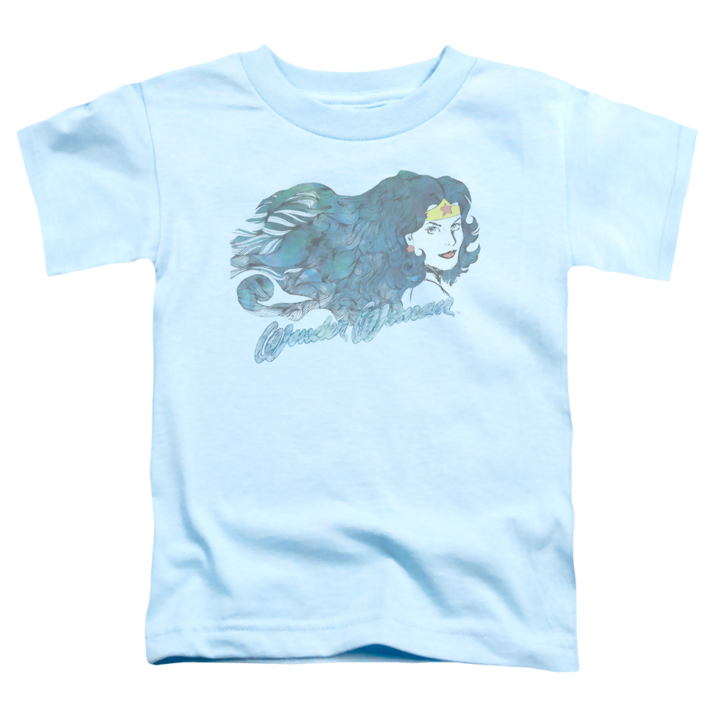 Wonder Woman Watercolor Hair - Kid's T-Shirt Kid's T-Shirt (Ages 4-7) Wonder Woman