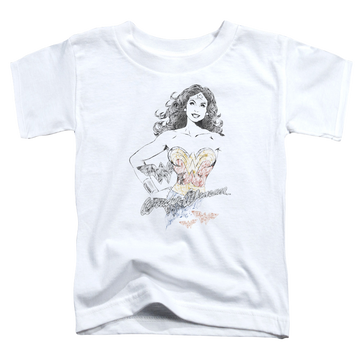 Wonder Woman Wonder Squiggles - Kid's T-Shirt Kid's T-Shirt (Ages 4-7) Wonder Woman