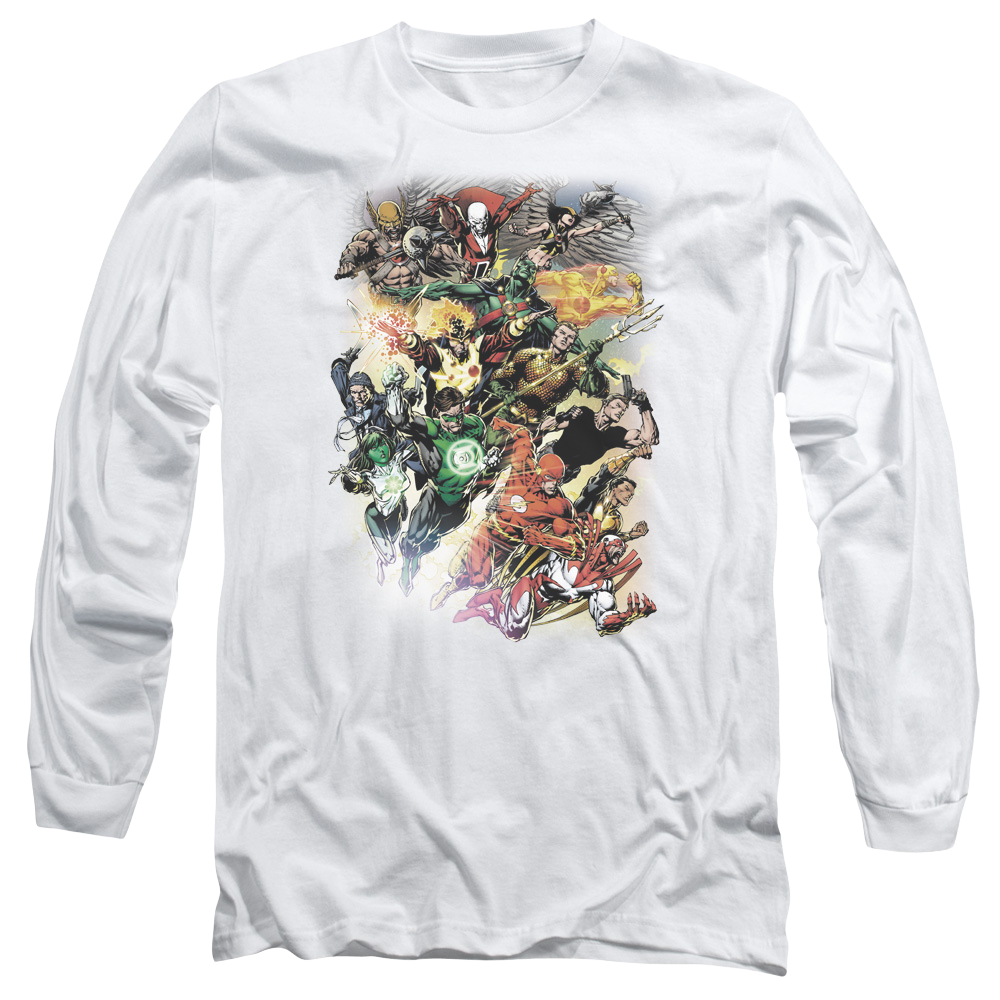 Justice League Brightest Day #0 Men's Long Sleeve T-Shirt Men's Long Sleeve T-Shirt Justice League