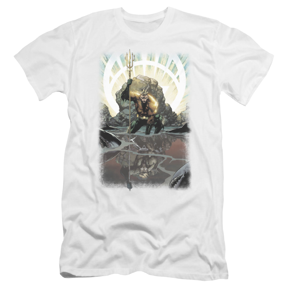 Aquaman Brightest Day Aquaman - Men's Premium Slim Fit T-Shirt Men's Premium Slim Fit T-Shirt Aquaman