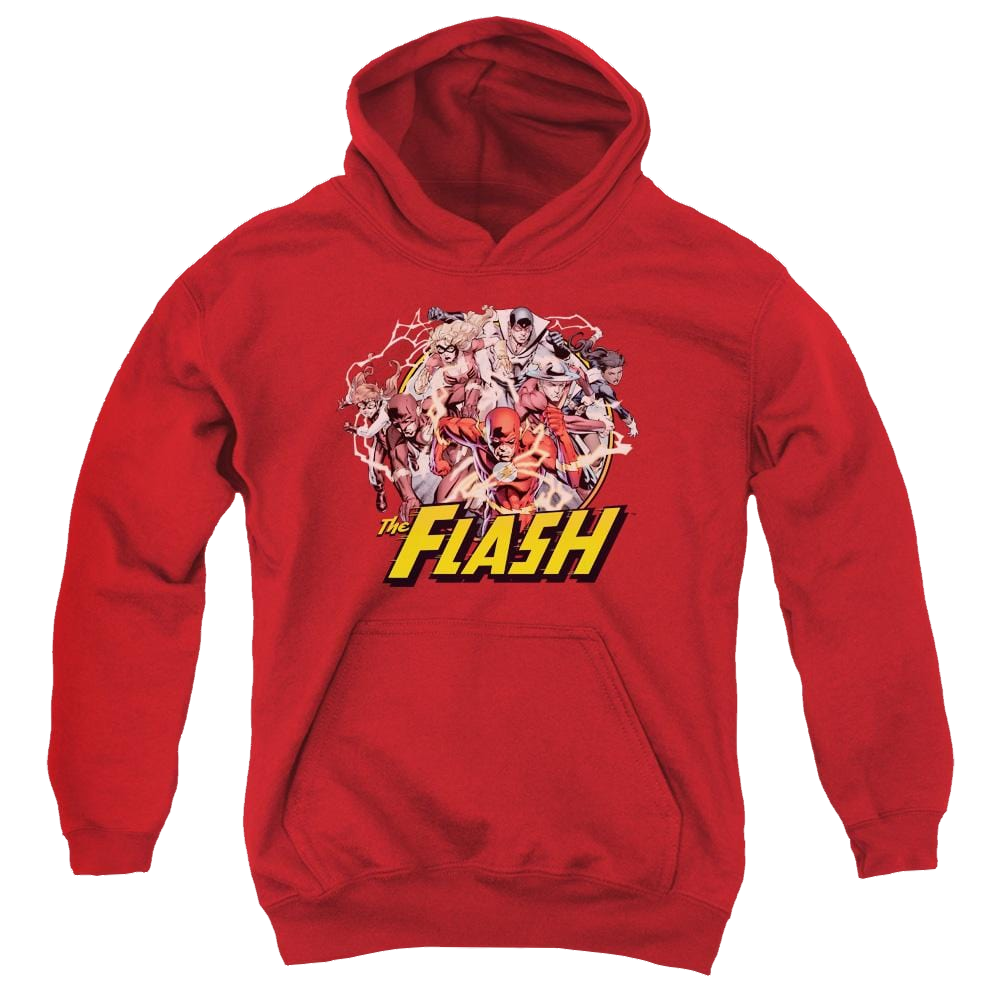 Flash, The Flash Family - Youth Hoodie Youth Hoodie (Ages 8-12) The Flash