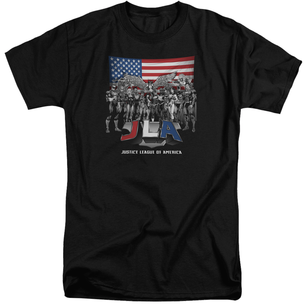 Justice League All American League Men's Tall Fit T-Shirt Men's Tall Fit T-Shirt Justice League