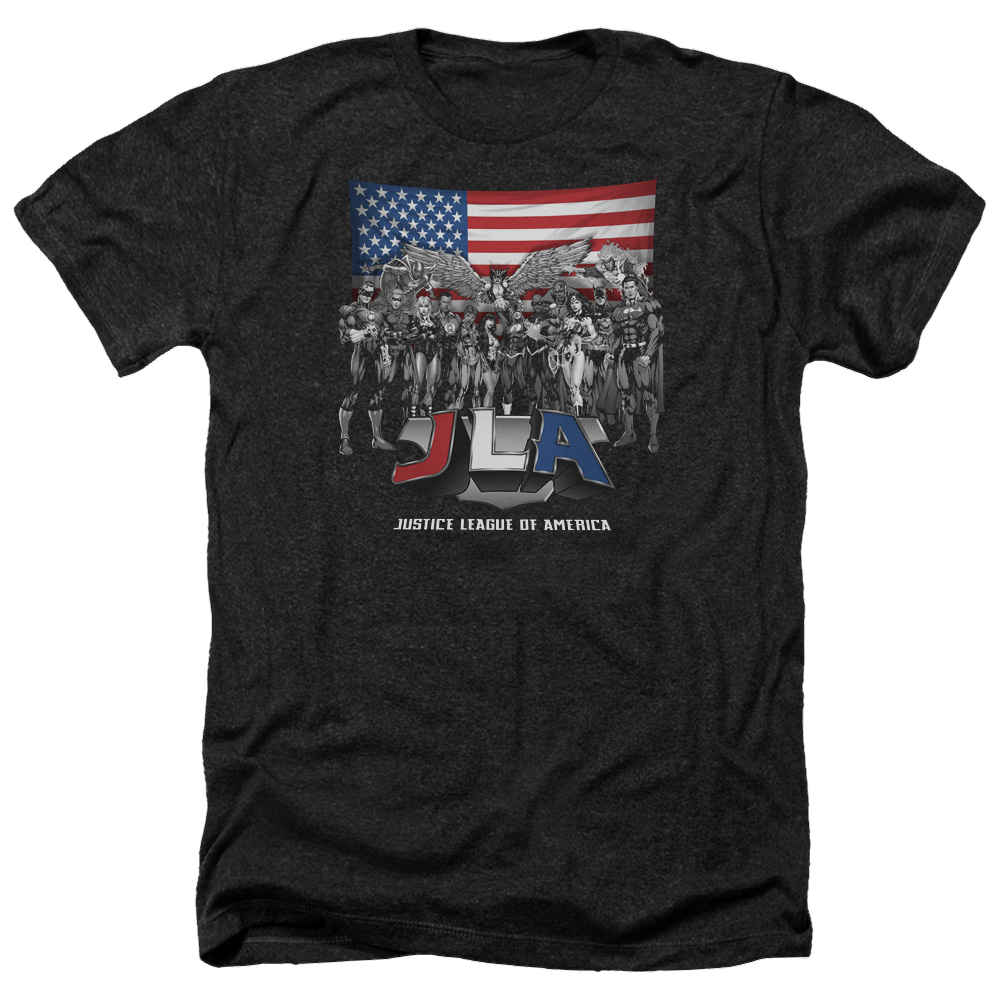 Justice League All American League Men's Heather T-Shirt Men's Heather T-Shirt Justice League