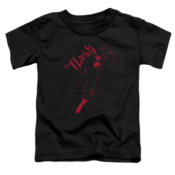 Black toddler t-shirt with Flash Darkness graphic