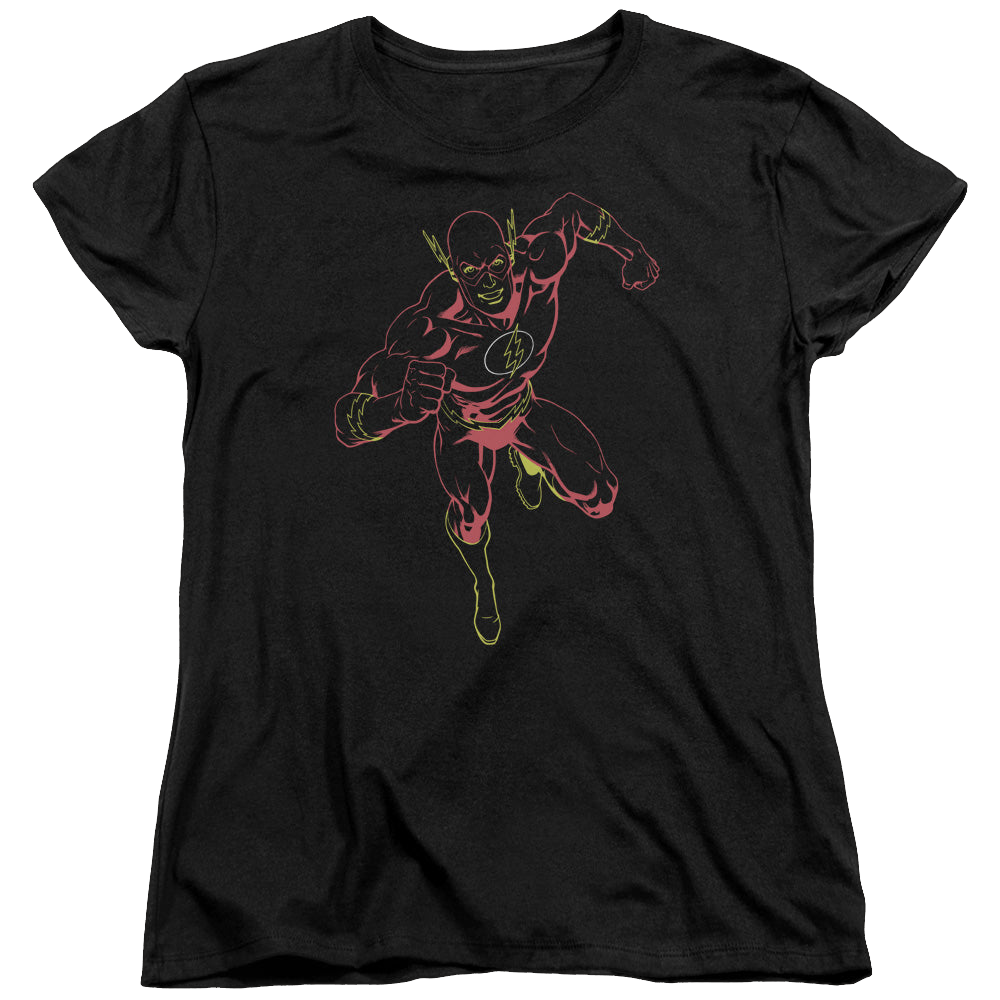 Flash, The Neon Flash - Women's T-Shirt Women's T-Shirt The Flash