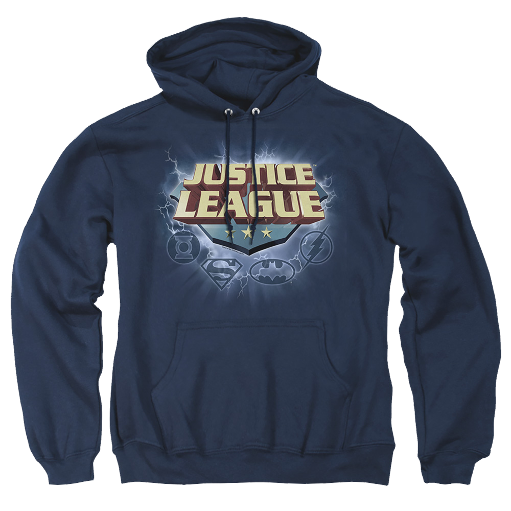 Justice League Storm Logo Pullover Hoodie Pullover Hoodie Justice League
