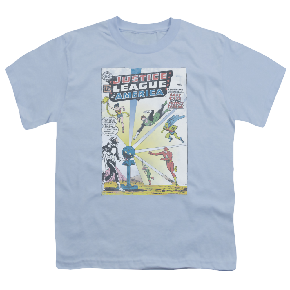 Justice League Vintage Cover 12 - Youth T-Shirt Youth T-Shirt (Ages 8-12) Justice League