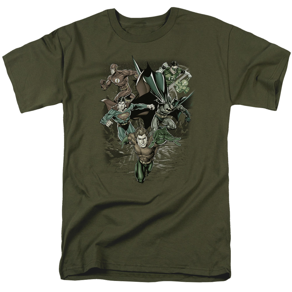 Justice League Spacing Out - Men's Regular Fit T-Shirt Men's Regular Fit T-Shirt Justice League