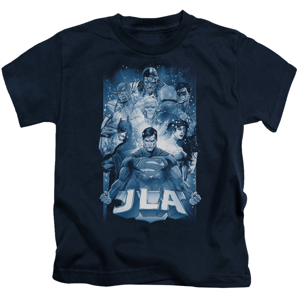 Justice League Burst - Kid's T-Shirt Kid's T-Shirt (Ages 4-7) Justice League