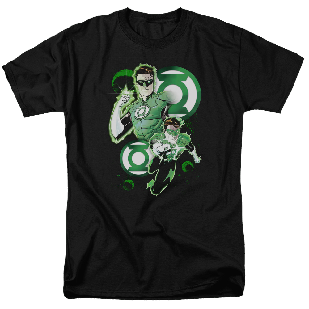 Green Lantern Gl In Action - Men's Regular Fit T-Shirt Men's Regular Fit T-Shirt Green Lantern