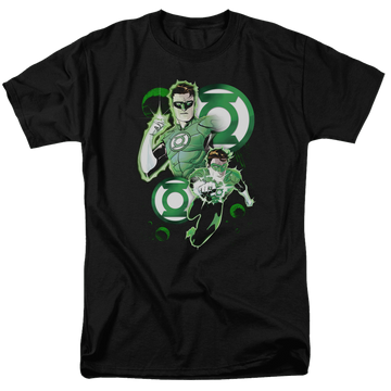 Green Lantern Gl In Action - Men's Regular Fit T-Shirt Men's Regular Fit T-Shirt Green Lantern