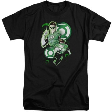 Green Lantern Gl In Action - Men's Tall Fit T-Shirt Men's Tall Fit T-Shirt Green Lantern