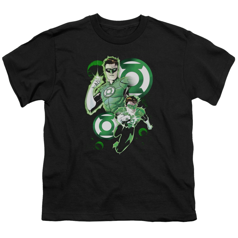 Green Lantern Gl In Action - Youth T-Shirt Youth T-Shirt (Ages 8-12) Green Lantern