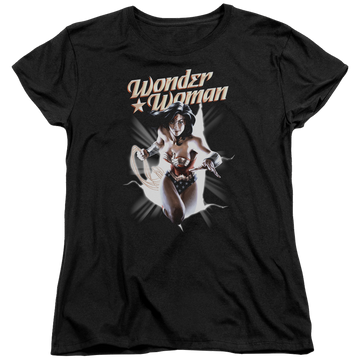 Justice League Ww Break Out Women's T-Shirt Women's T-Shirt Wonder Woman