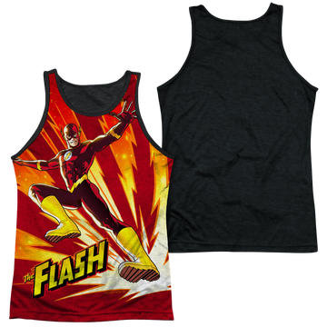The Flash Lightning Fast men's black back tank