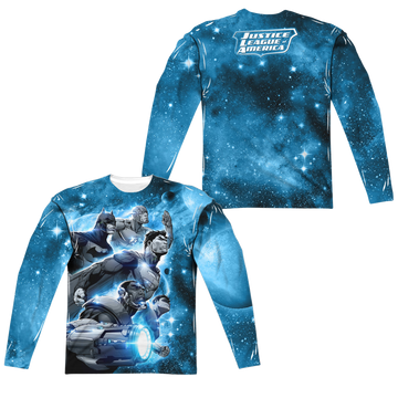 Justice League Atmospheric men's all-over print long sleeve