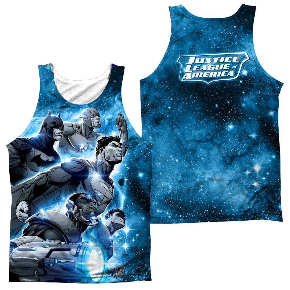 Justice League Atmospheric Men's All Over Print Tank Men's All Over Print Tank Justice League