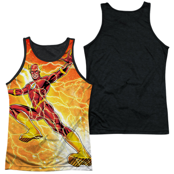 The Flash Fast As Lightning men's black back tank