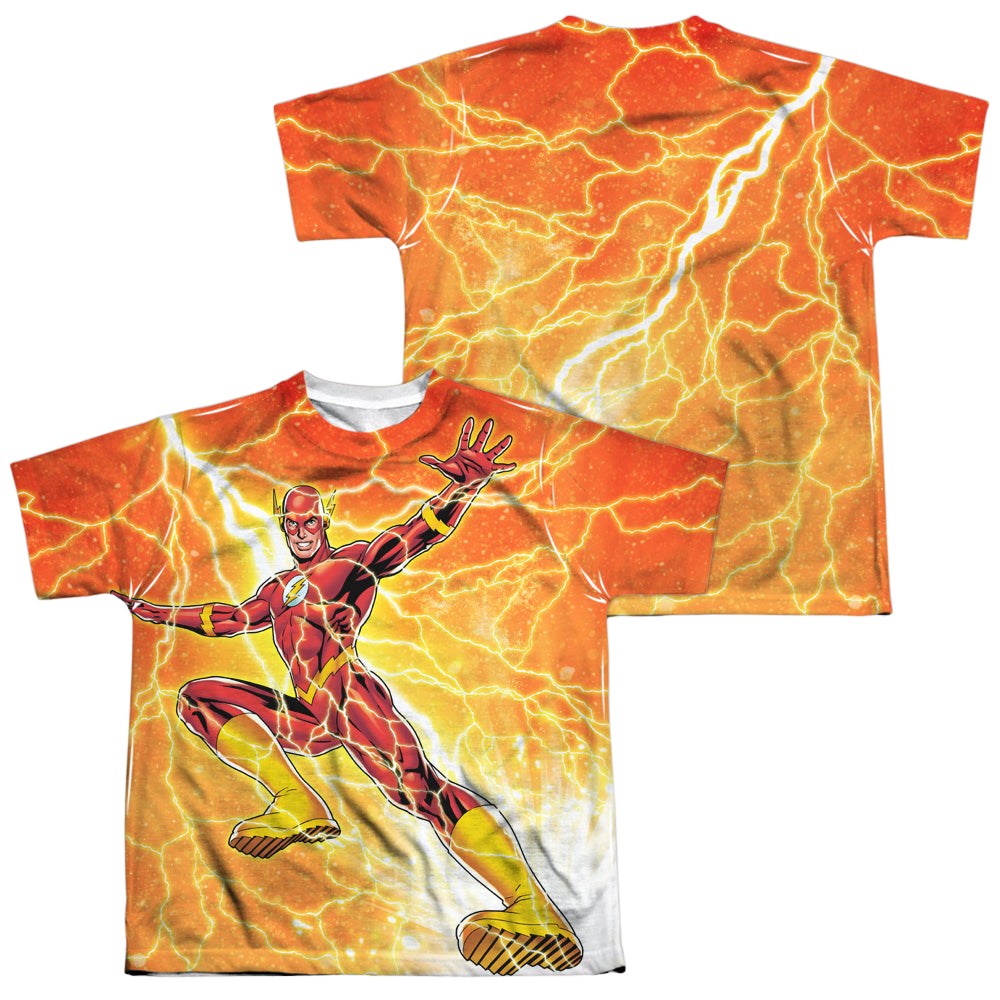 Flash, The Fast As Lightning - Youth All-Over Print T-Shirt Youth All-Over Print T-Shirt (Ages 8-12) The Flash