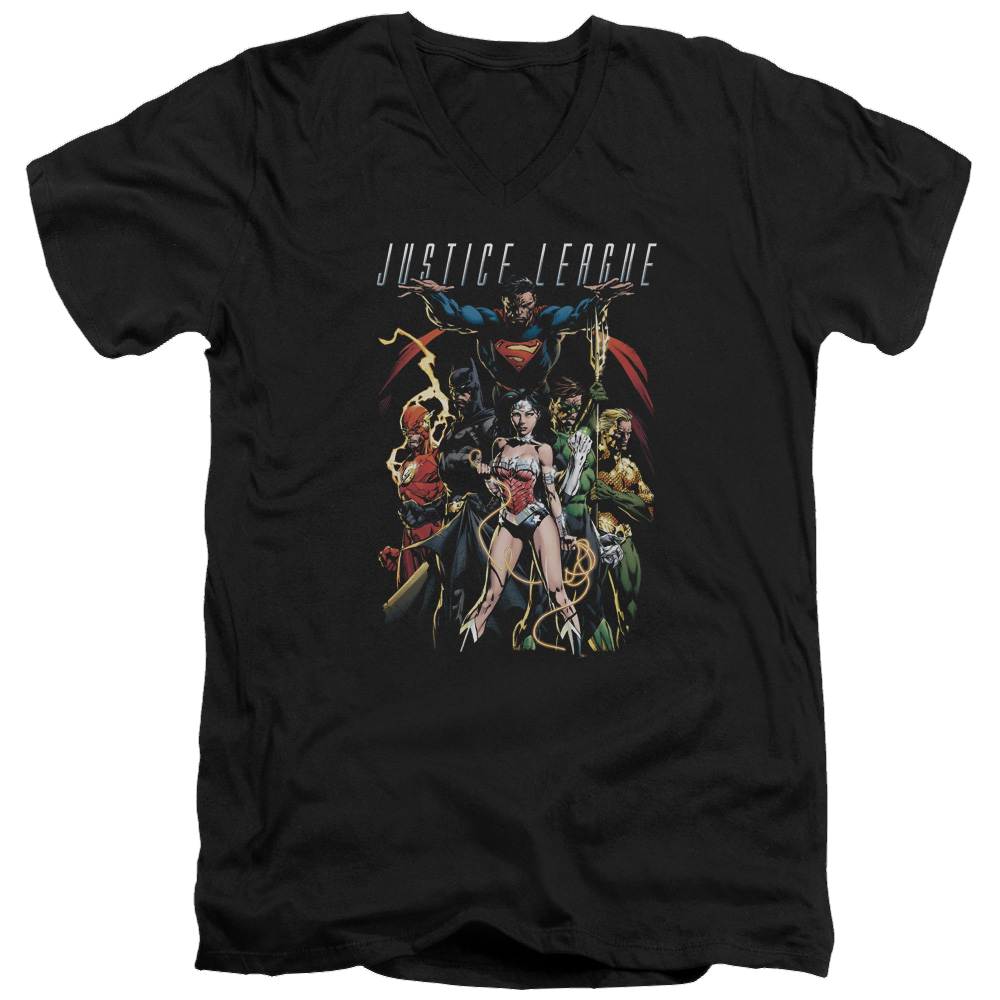 Justice League Dark Days Men's V-Neck T-Shirt Men's V-Neck T-Shirt Justice League